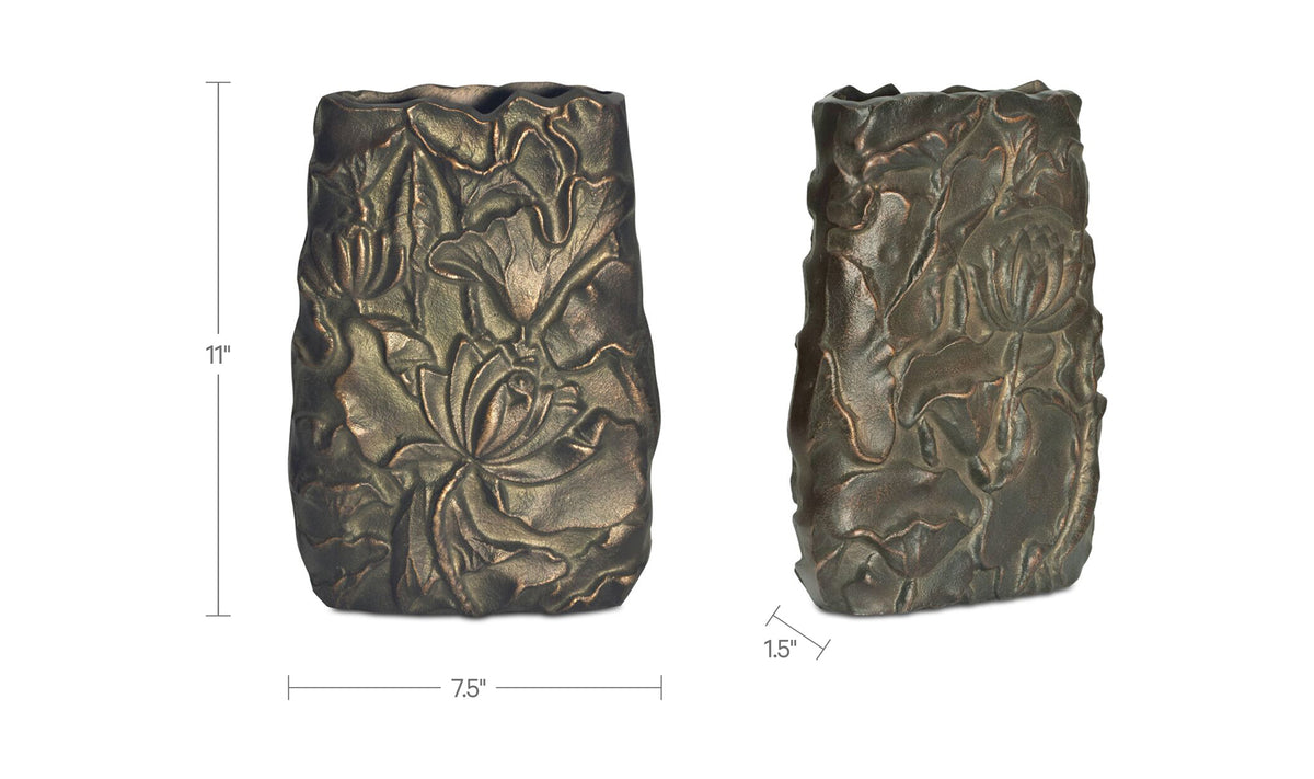 Sabine Cast Aluminum Vase
