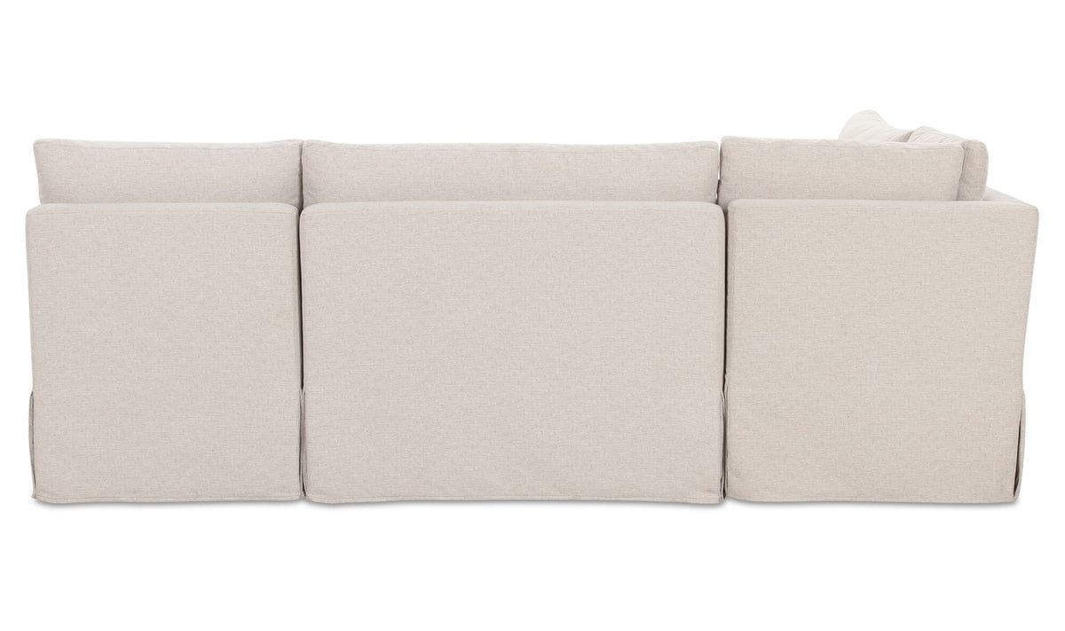 Fable Slipcover Dining Banquette L-Shape 96.0