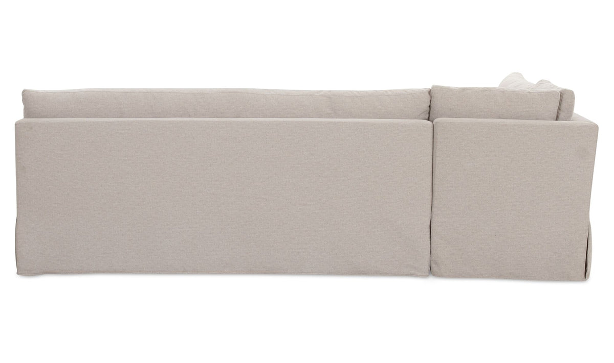 Fable Slipcover Dining Banquette  L-Shape 100.5 in