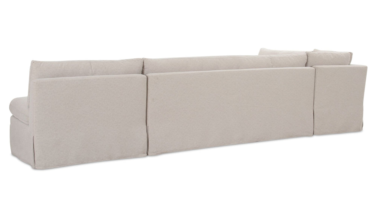 Fable Slipcover Dining Banquette L-Shape 139.5