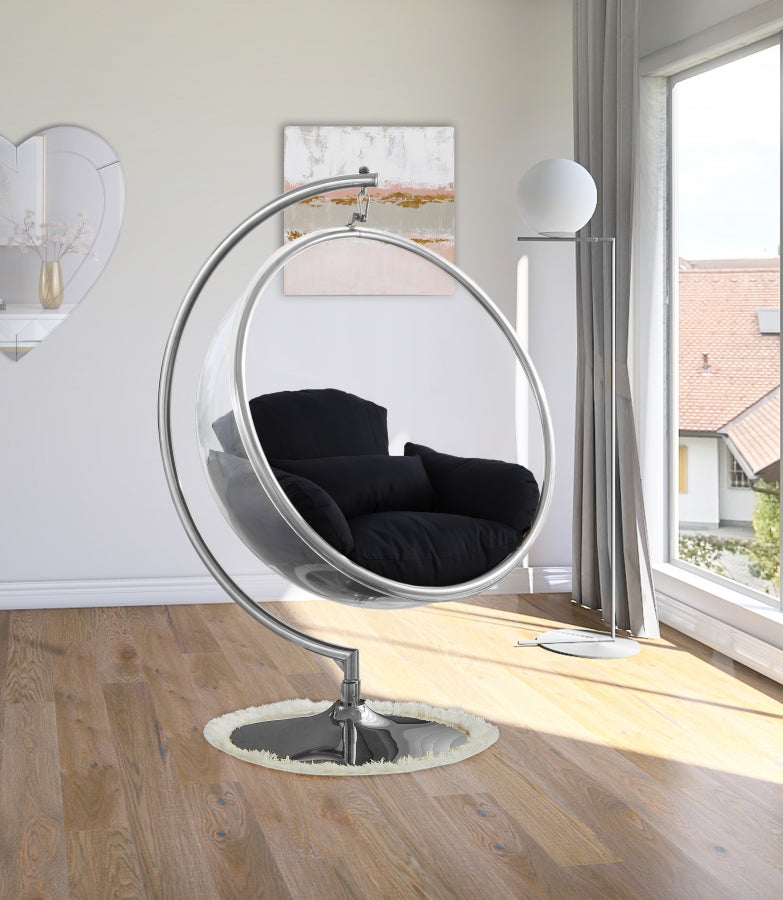 Fauteuil d'appoint rembourré en chenille Vivi 