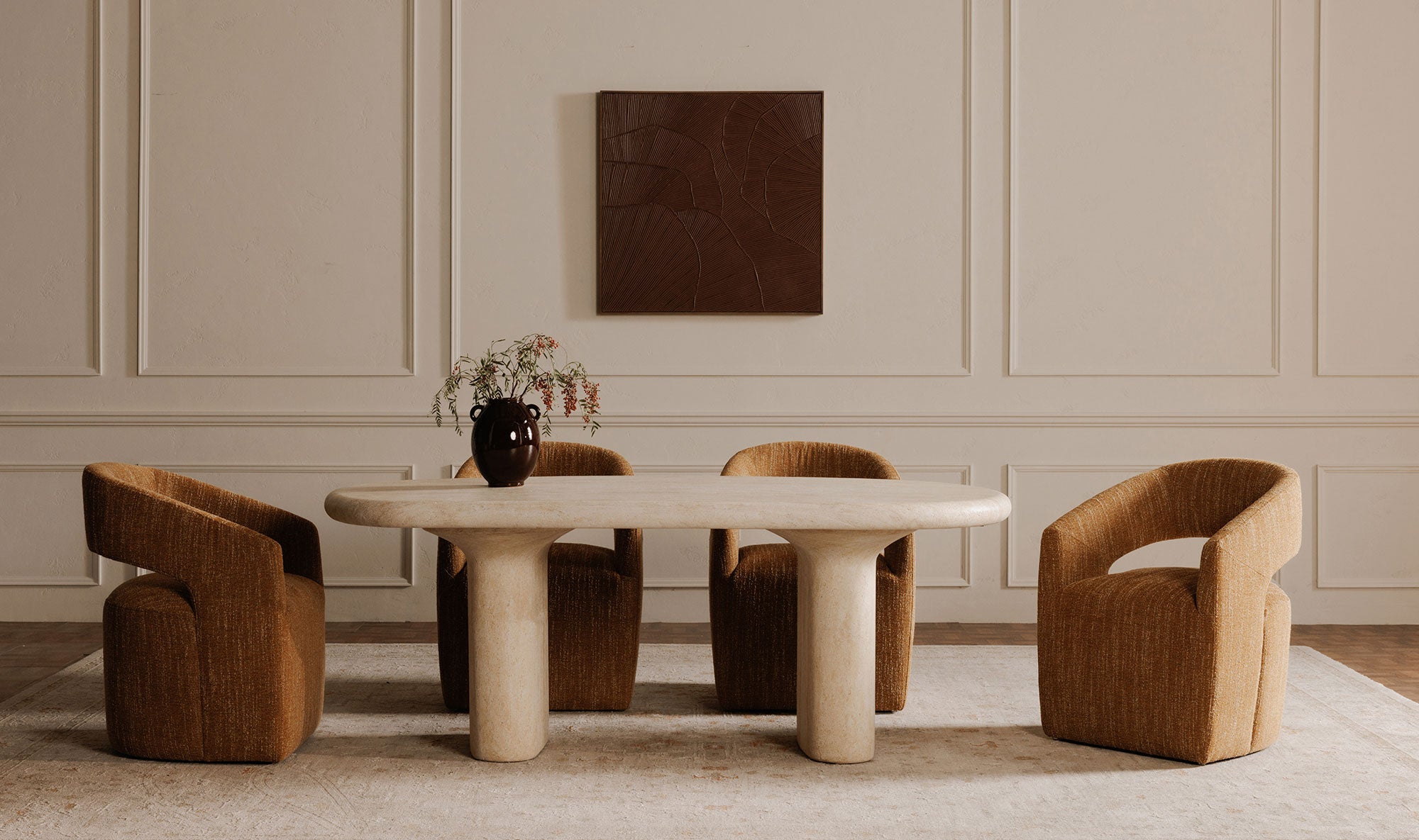Barrow Rolling Dining Chair