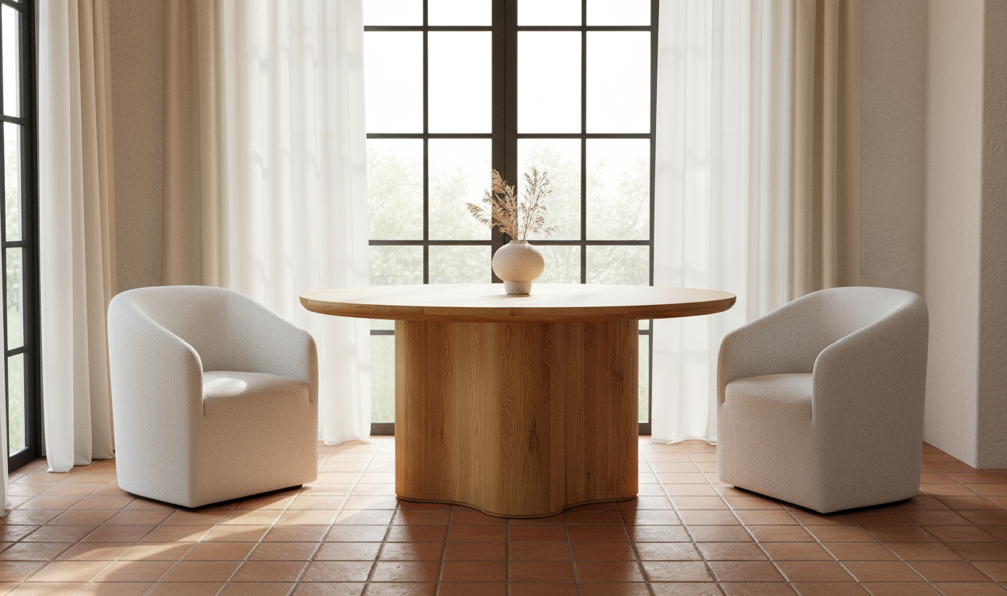Sandy Rolling Dining Chair