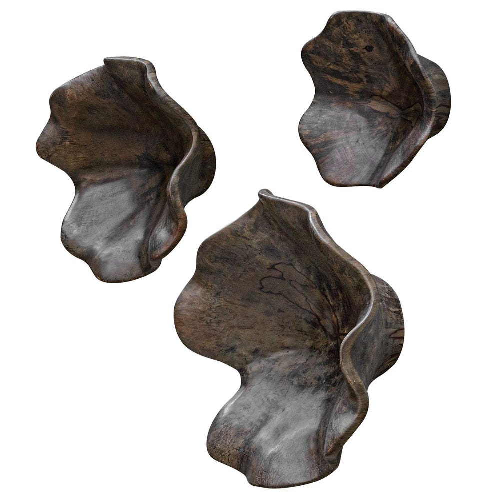Teo Wood Wall Decor, S/3