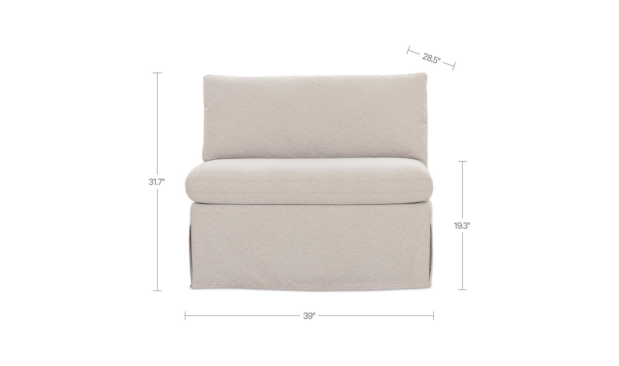Fable Slipcover Dining Chair
