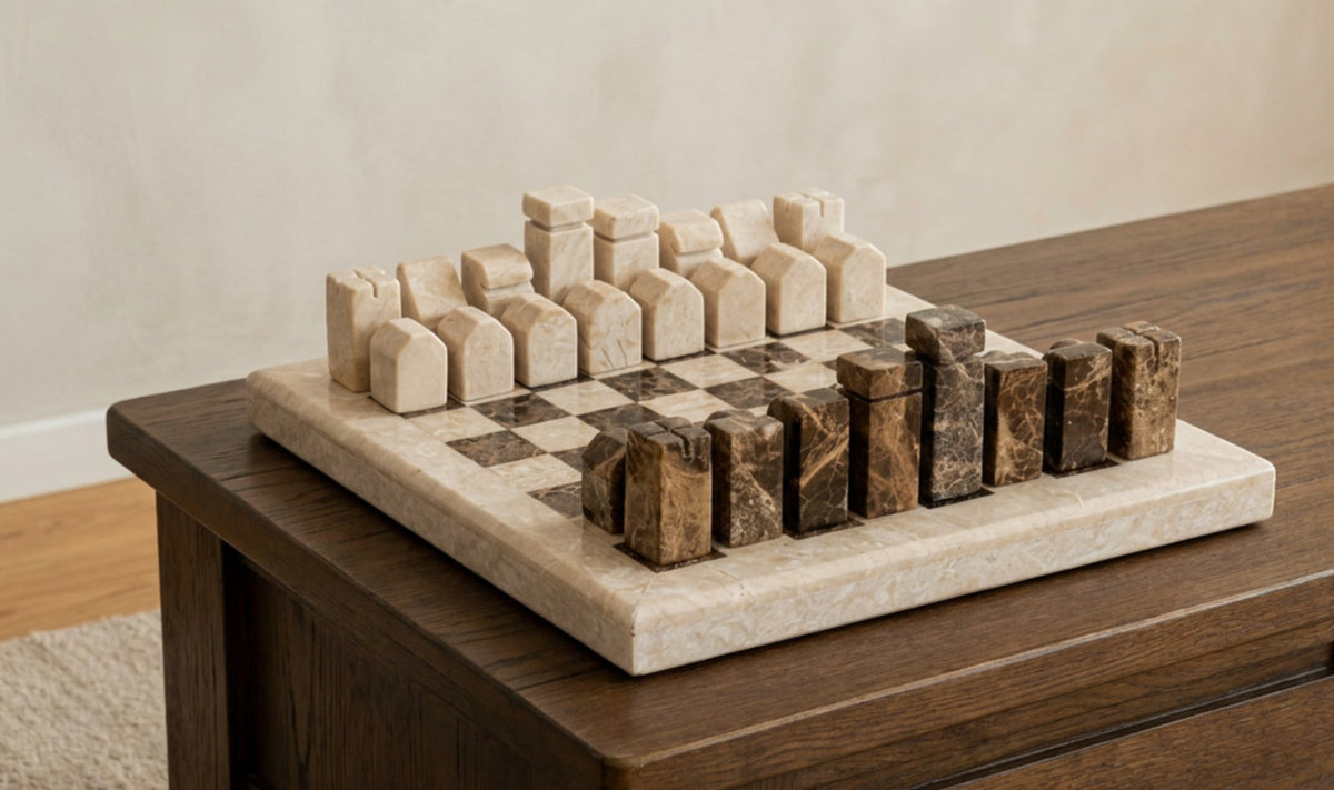 Carlson Marble Chess Set