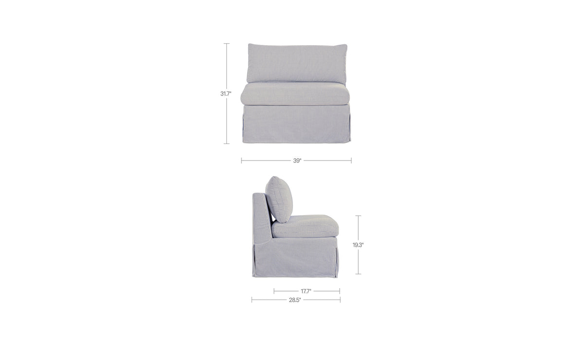 Fable Slipcover Dining Chair