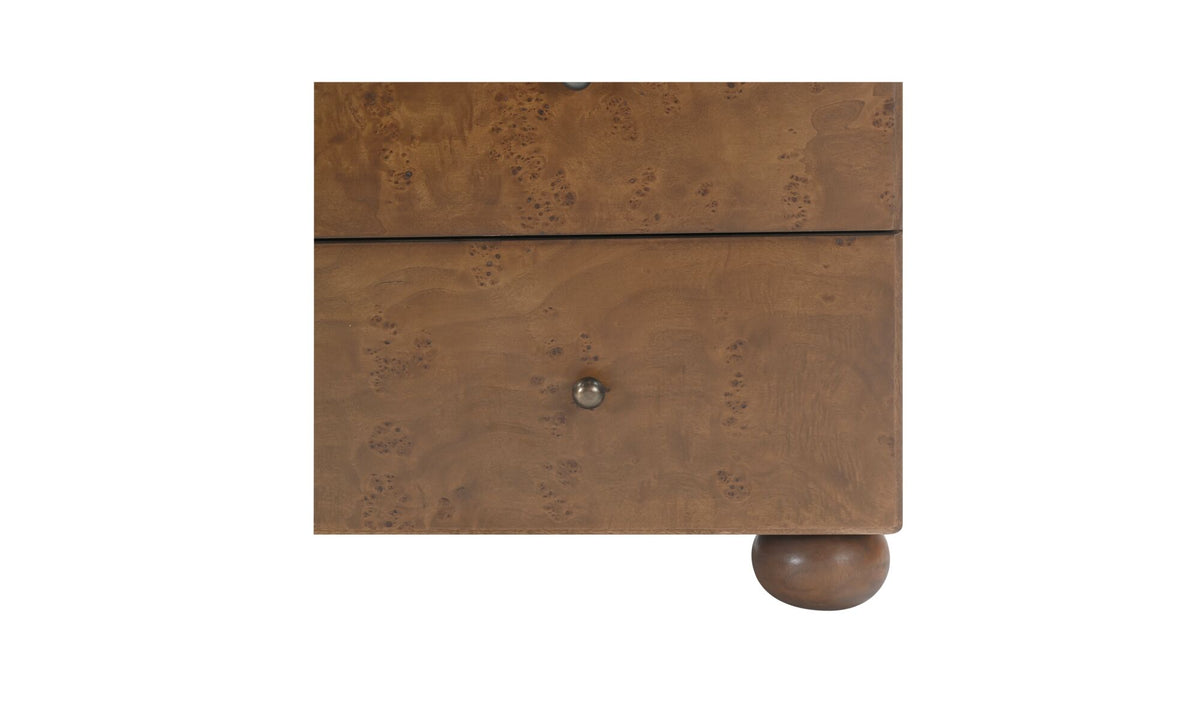 York 3 Drawer Nightstand