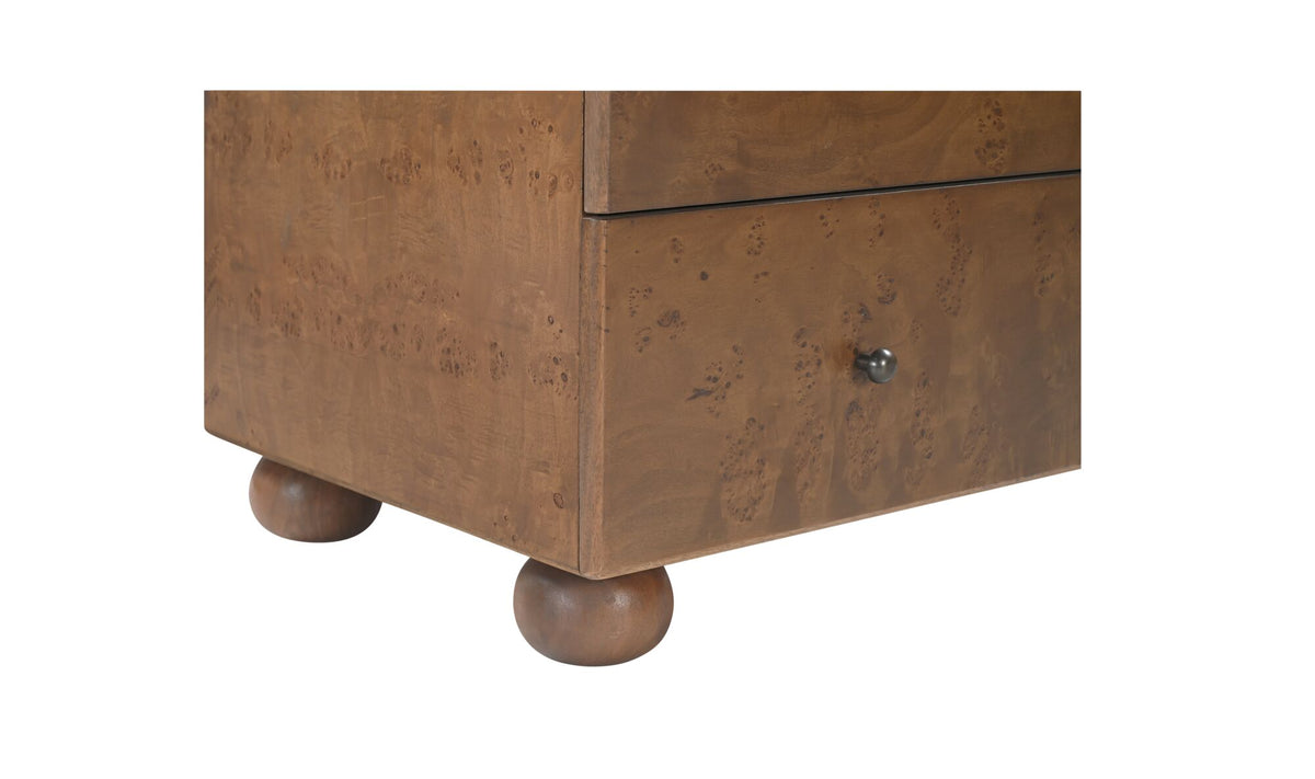 York 3 Drawer Nightstand