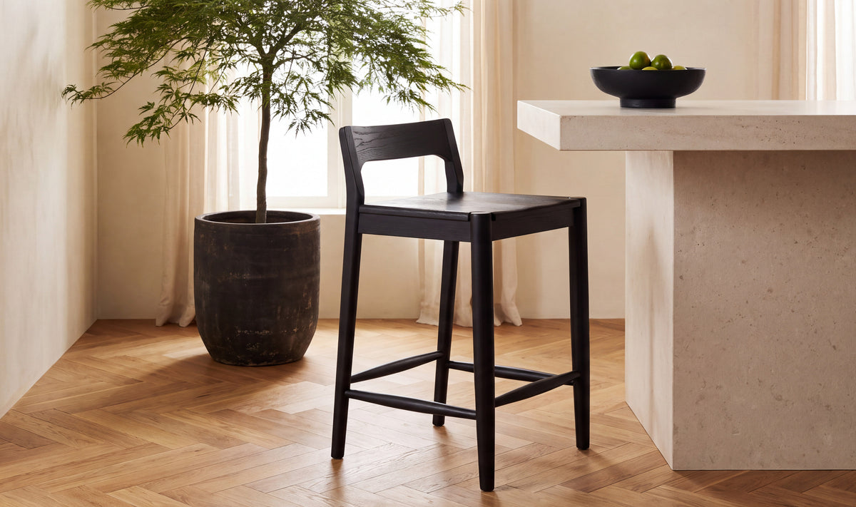 Owing Low Back Counter Stool