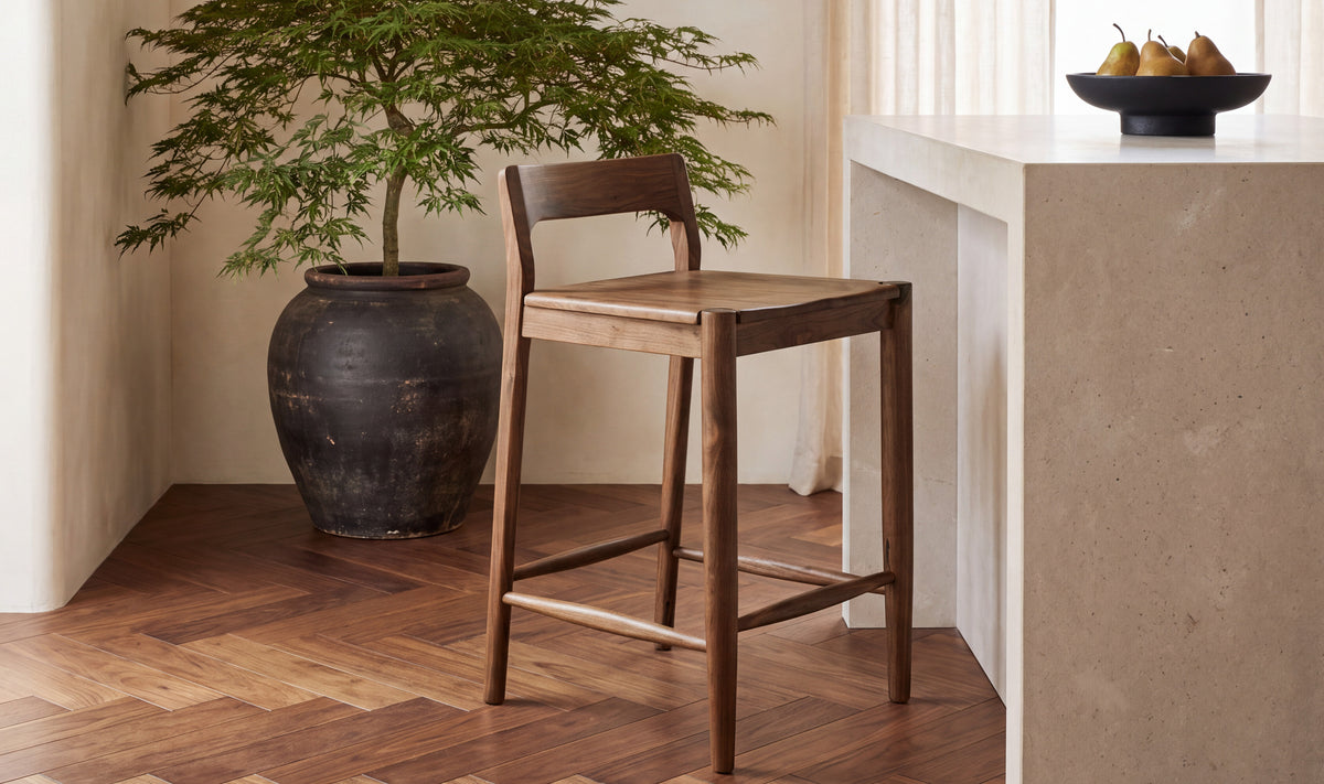 Owing Low Back Counter Stool