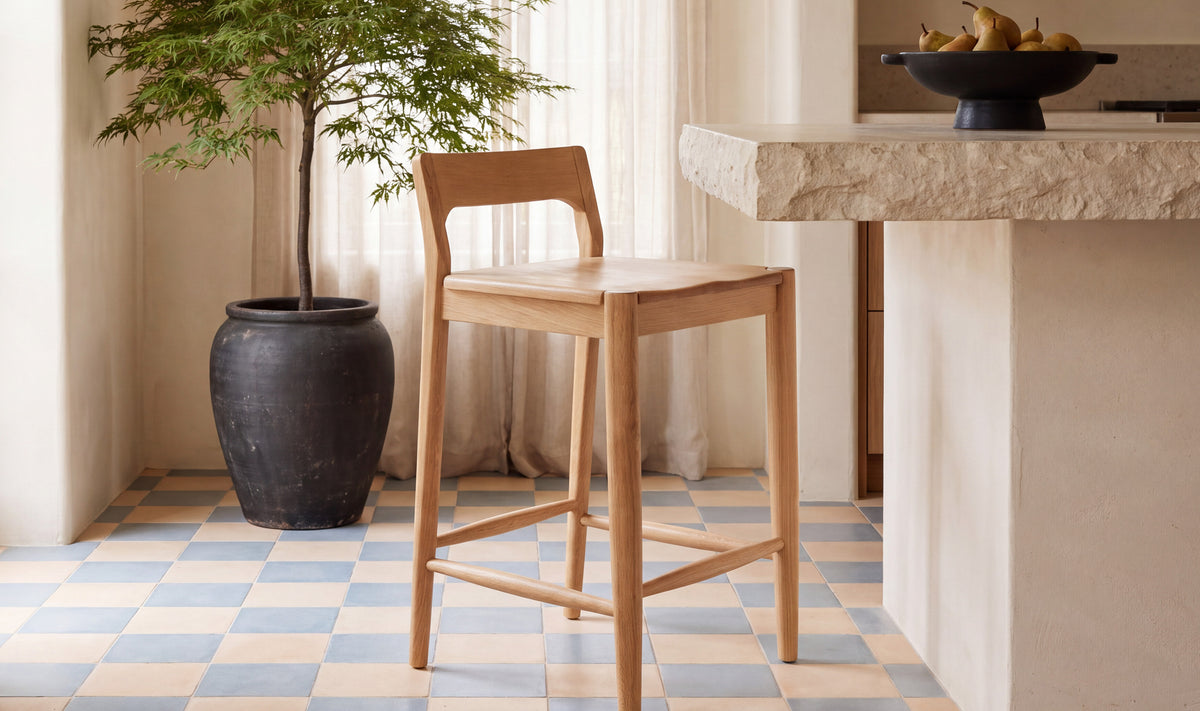 Owing Low Back Counter Stool