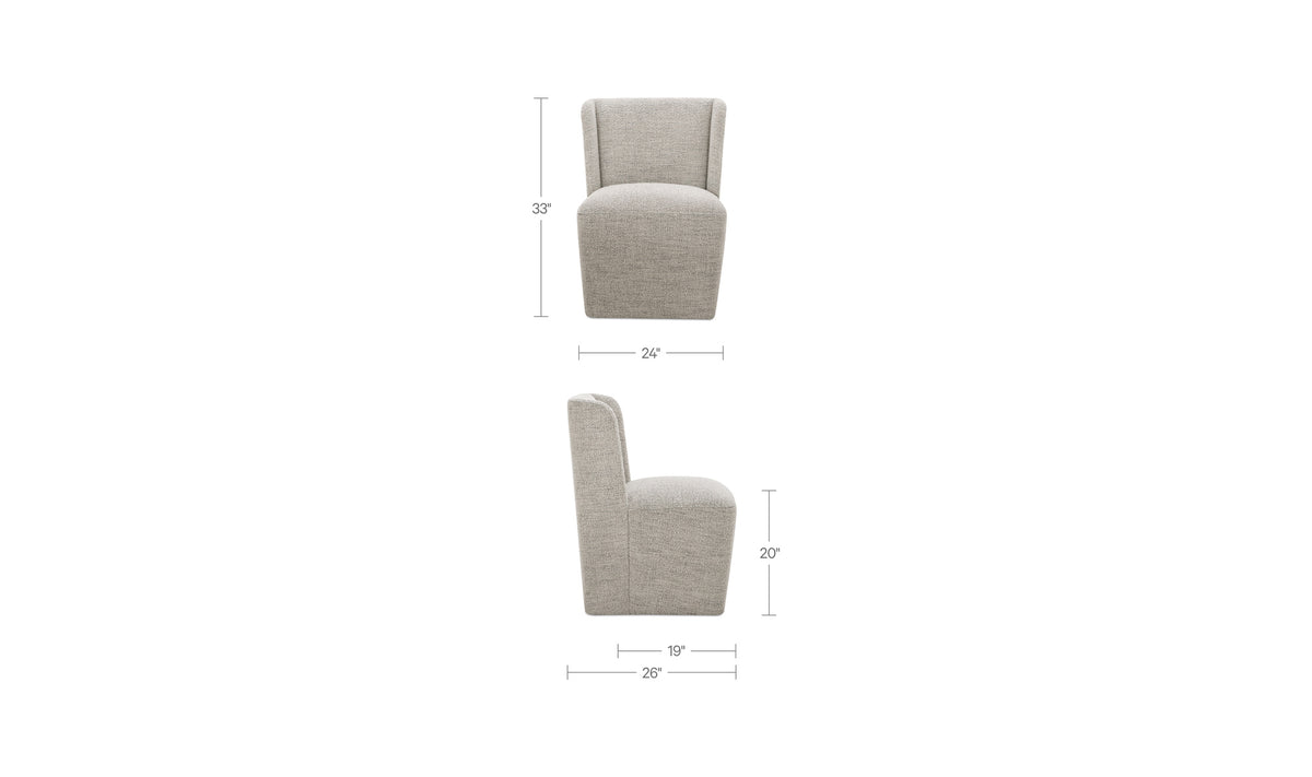 Cormac Rolling Dining Chair