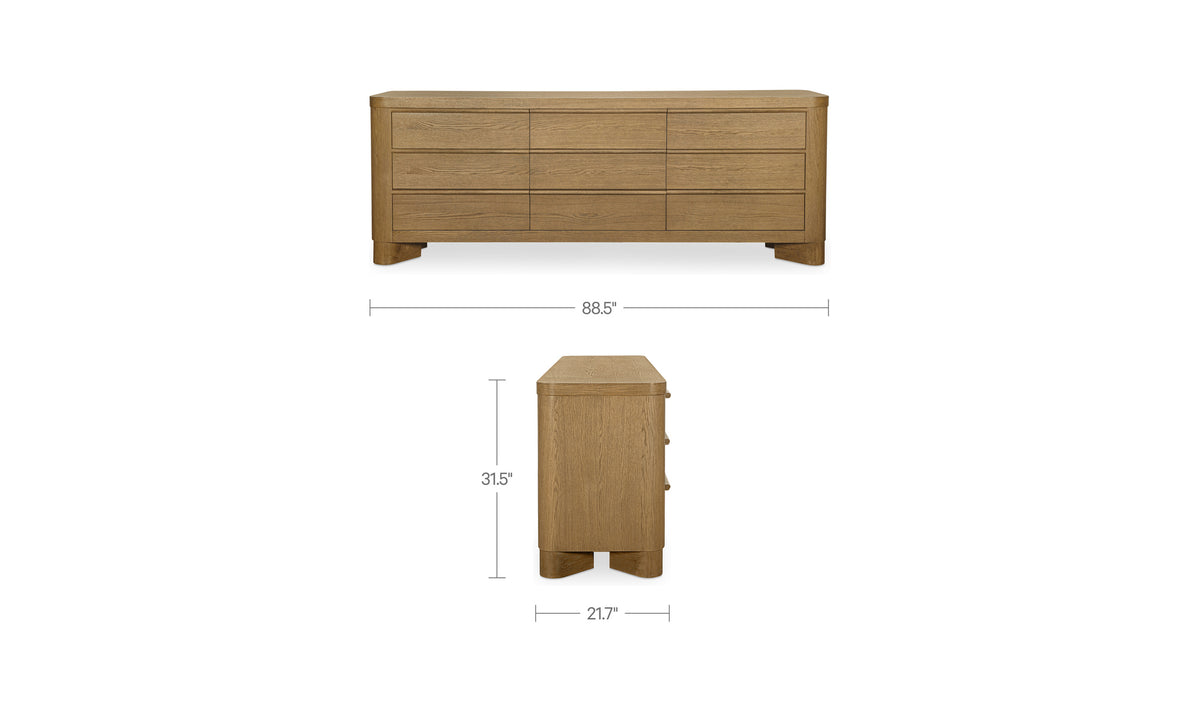 Segment 9 Drawer Dresser