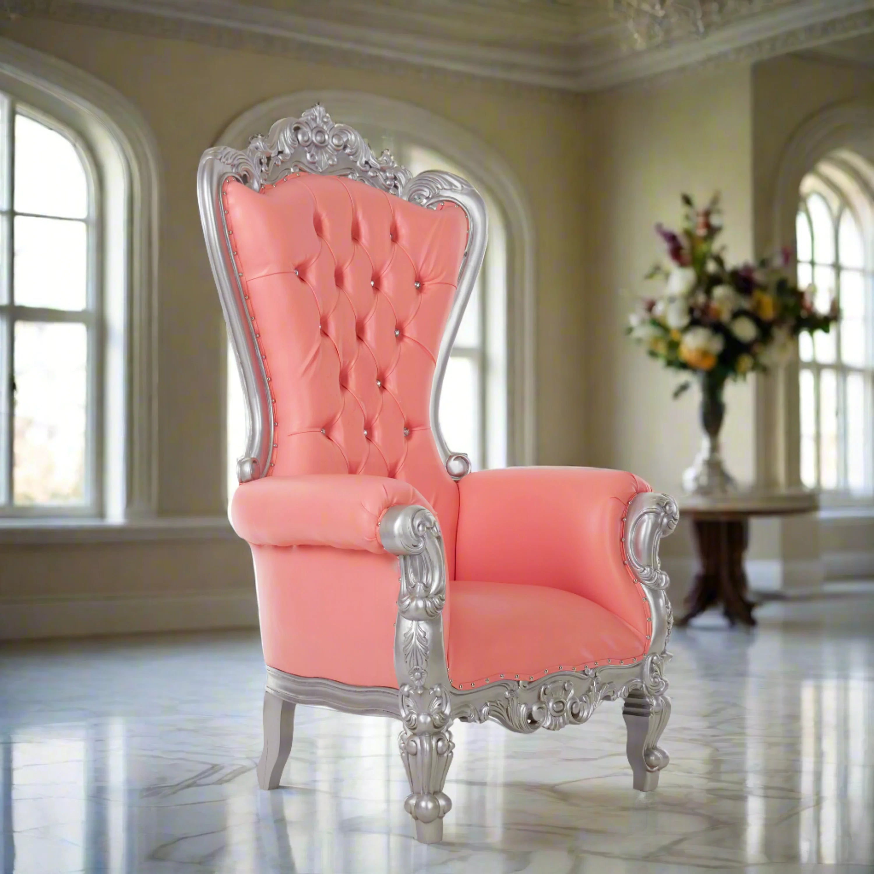 Queen Tiffany 59 Throne Chair
