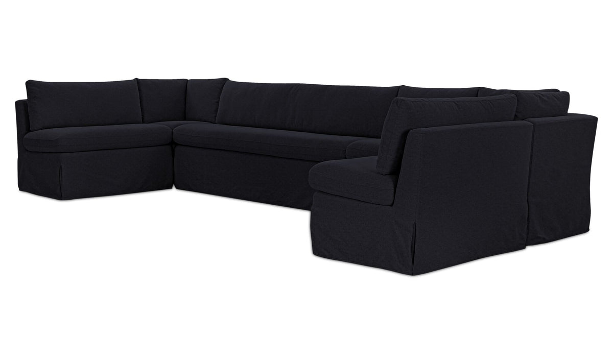 Fable Slipcover Dining Banquette U-Shape 168