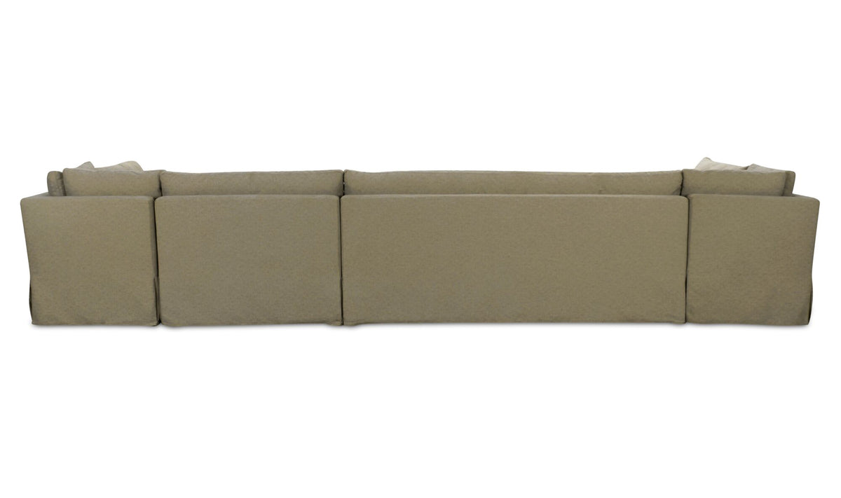 Fable Slipcover Dining Banquette U-Shape 168