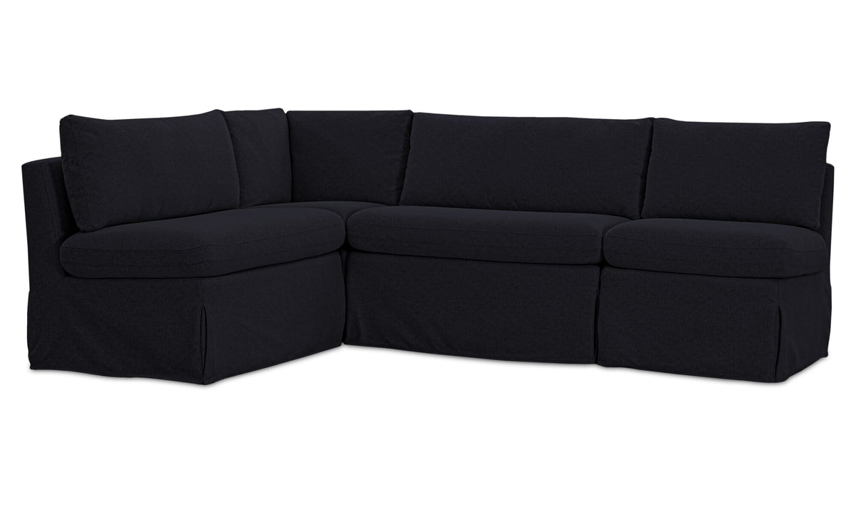 Fable Slipcover Dining Banquette L-Shape 96.0