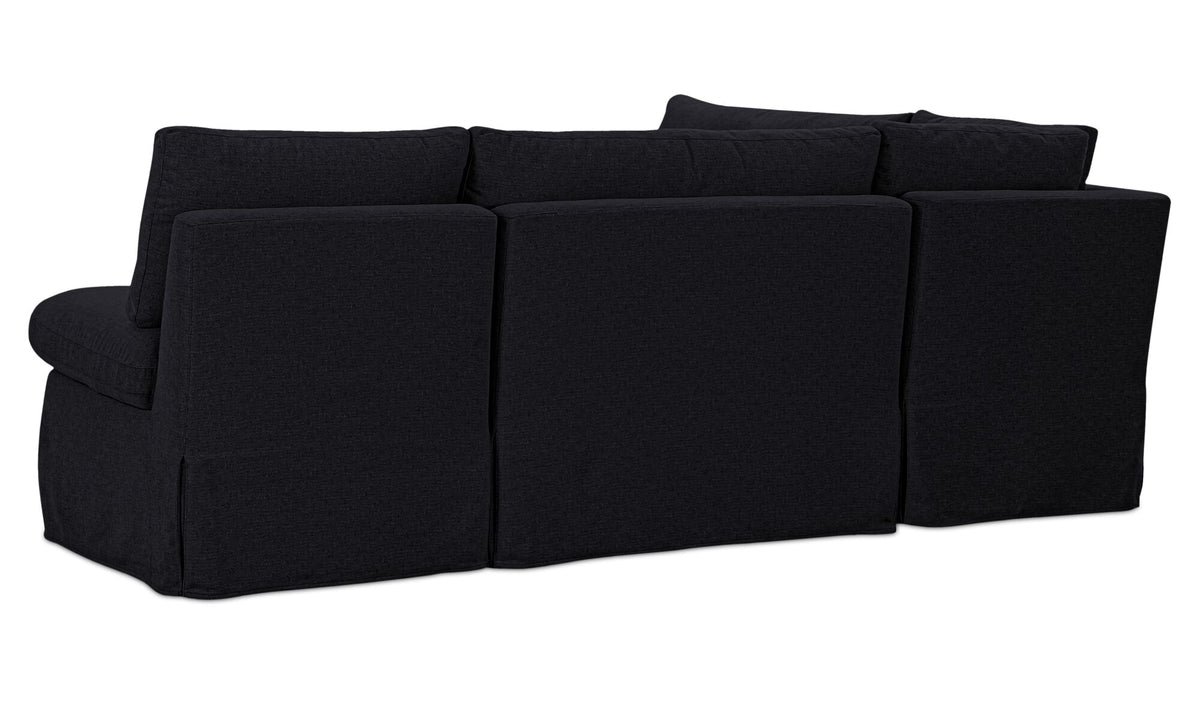 Fable Slipcover Dining Banquette L-Shape 96.0