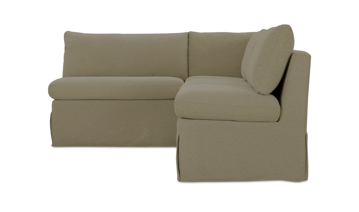 Fable Slipcover Dining Banquette L-Shape 96.0