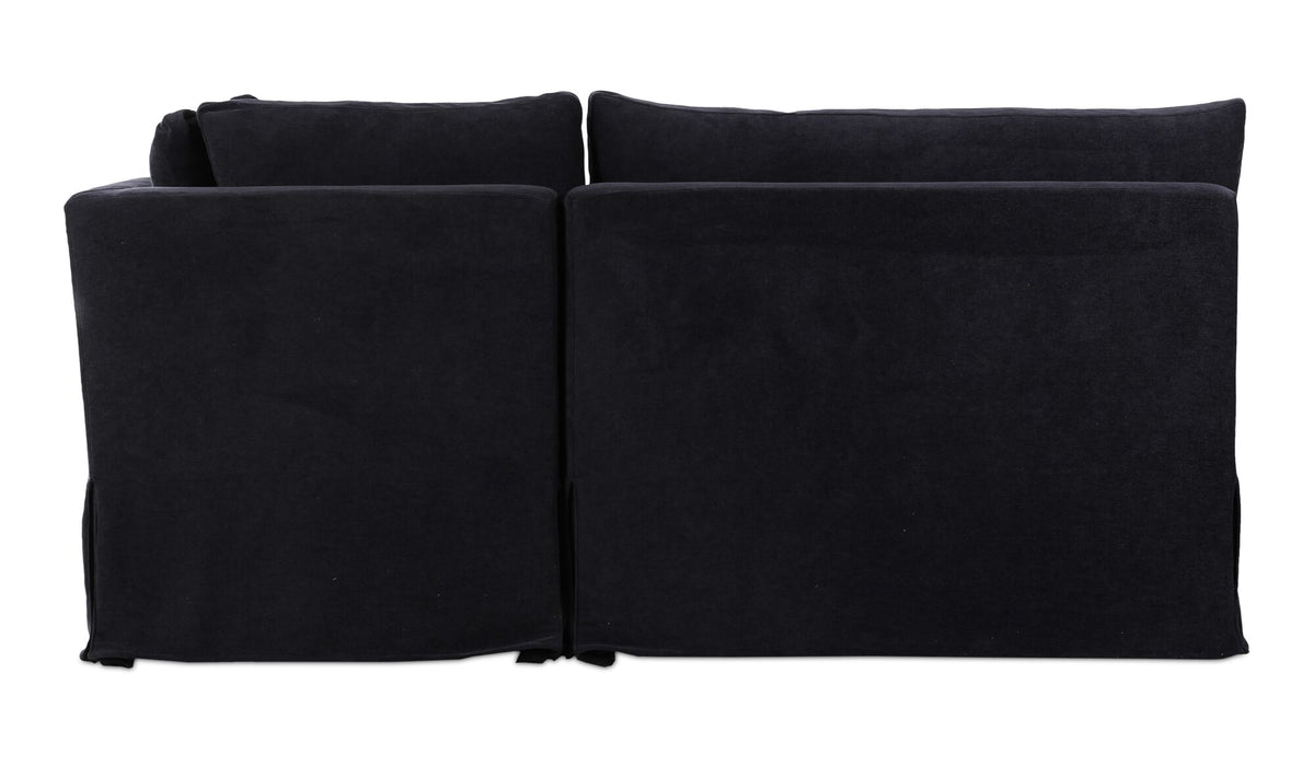 Fable Slipcover Dining Banquette  L-Shape 100.5 in