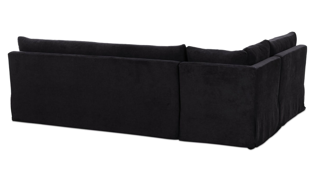Fable Slipcover Dining Banquette  L-Shape 100.5 in