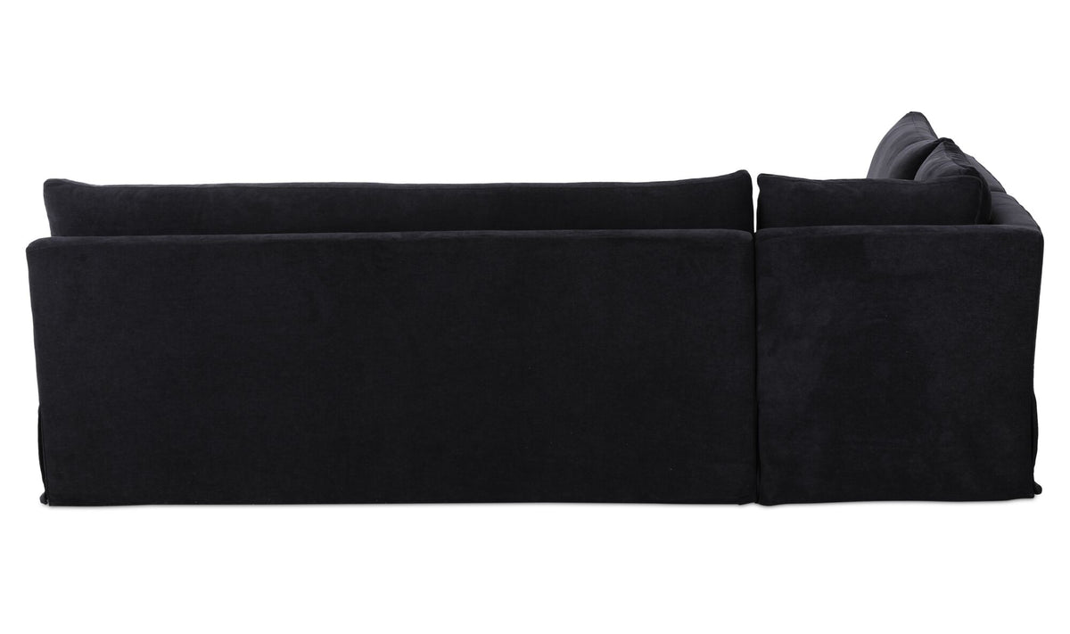 Fable Slipcover Dining Banquette  L-Shape 100.5 in