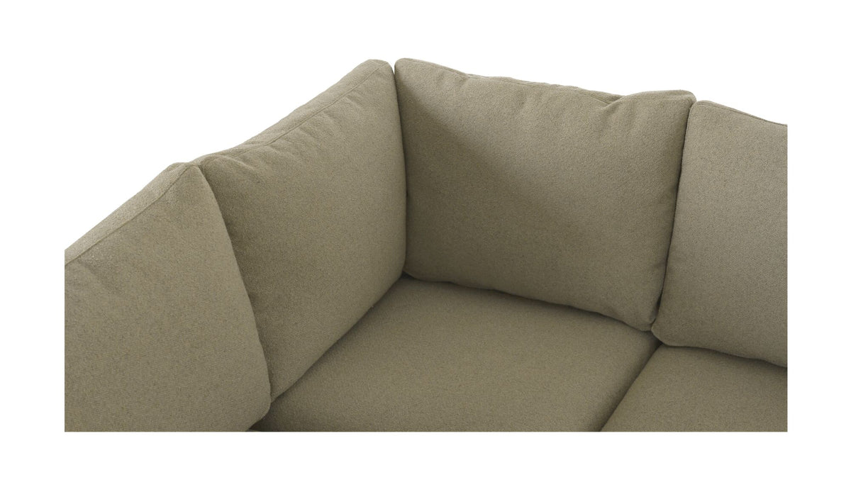 Fable Slipcover Dining Banquette  L-Shape 100.5 in