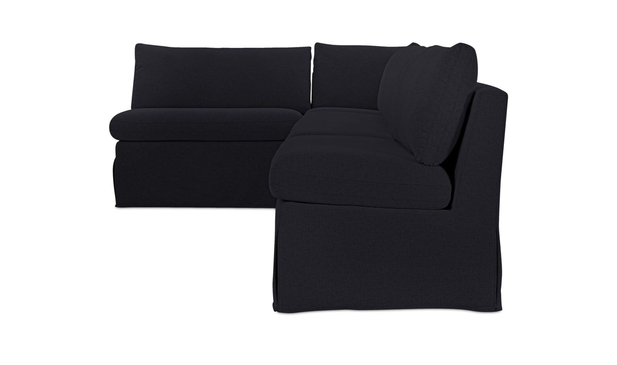 Fable Slipcover Dining Banquette L-Shape 139.5