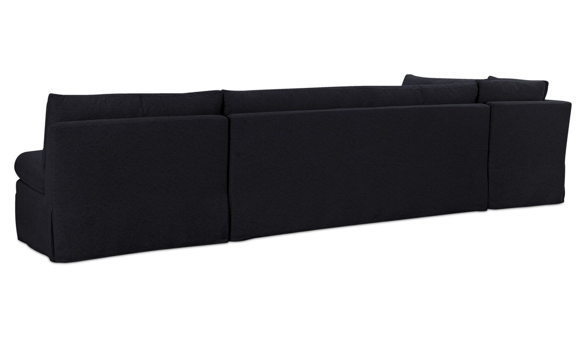 Fable Slipcover Dining Banquette L-Shape 139.5