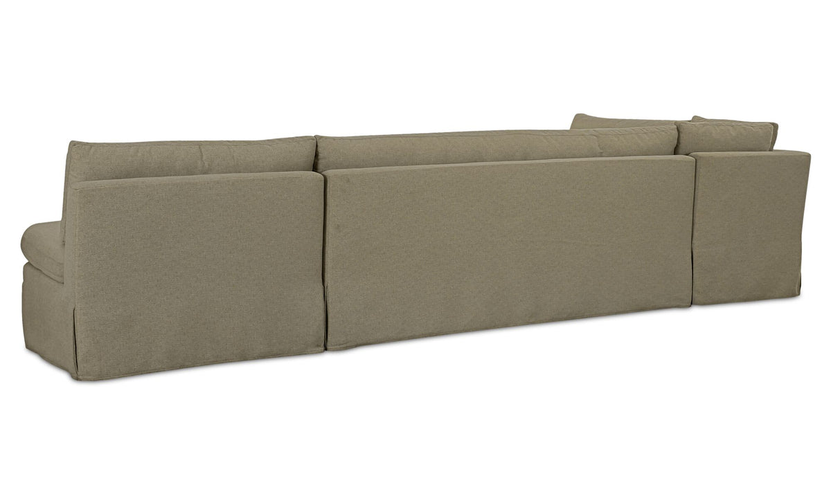 Fable Slipcover Dining Banquette L-Shape 139.5