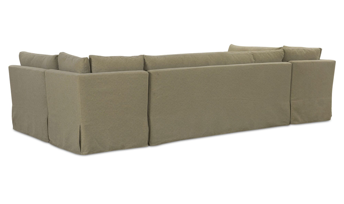 Fable Slipcover Dining Banquette U-Shape 129