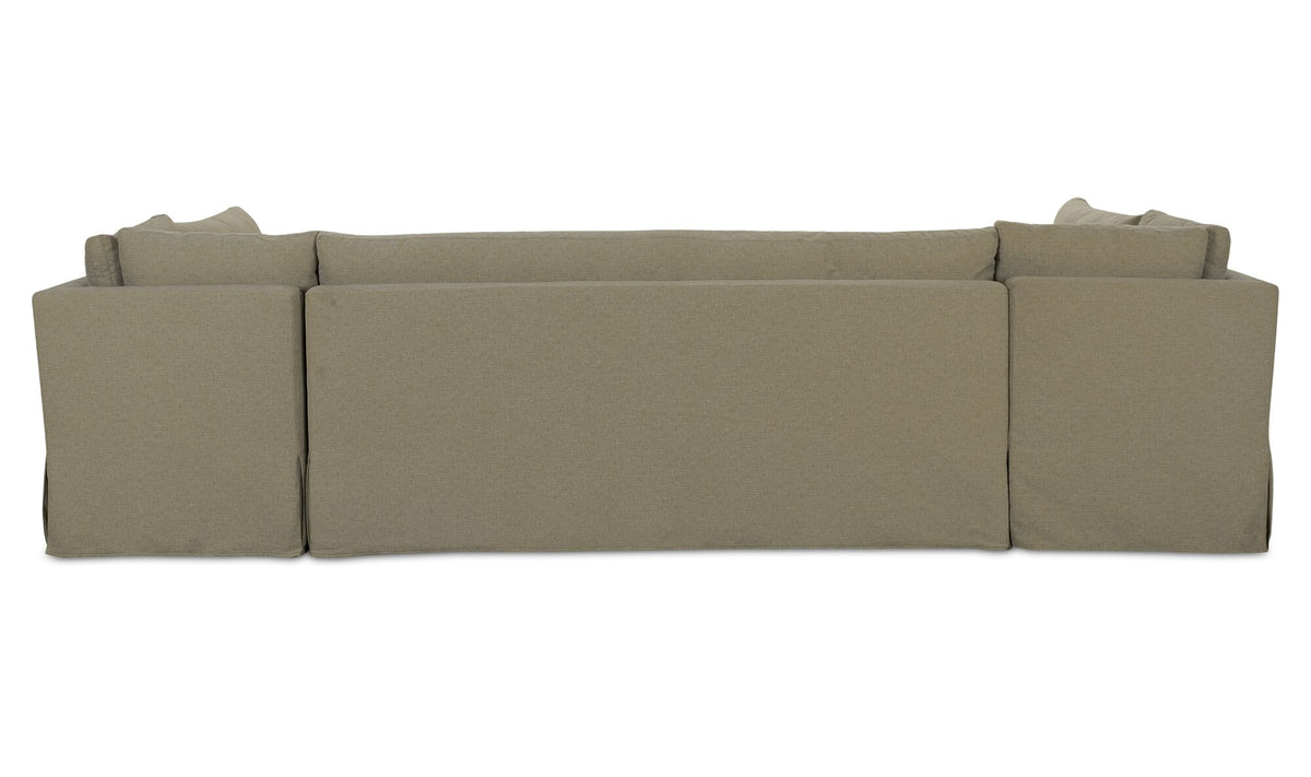 Fable Slipcover Dining Banquette U-Shape 129