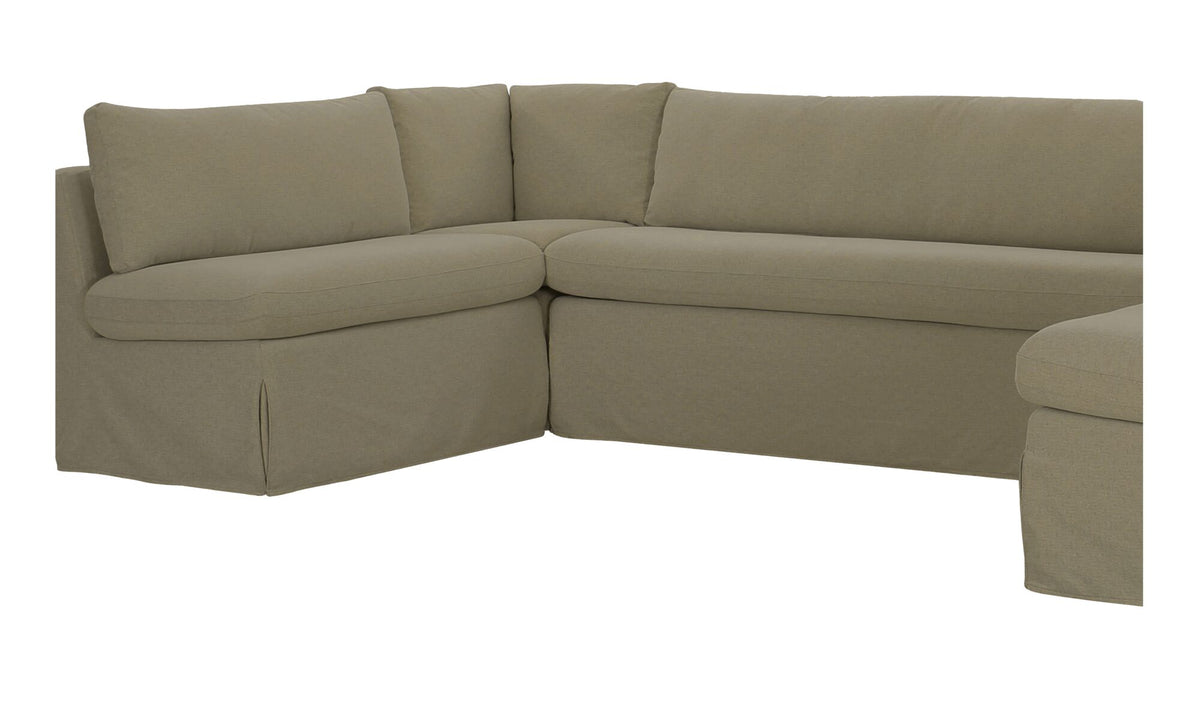 Fable Slipcover Dining Banquette U-Shape 129