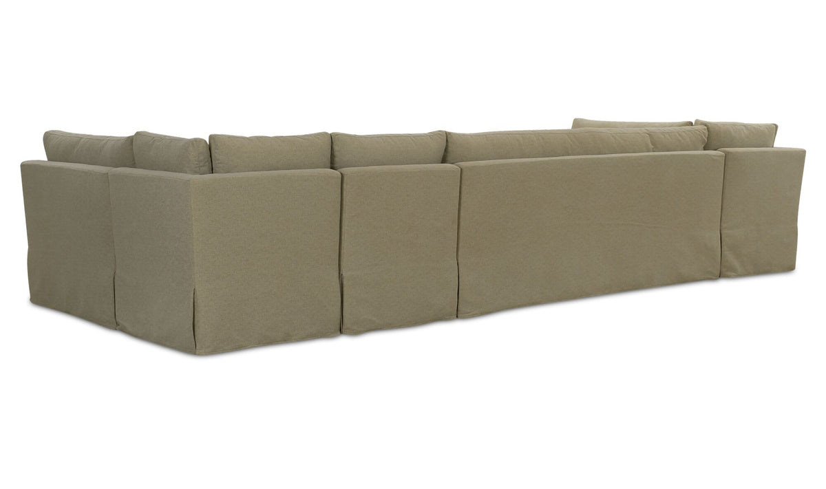 Fable Slipcover Dining Banquette U-Shape 154