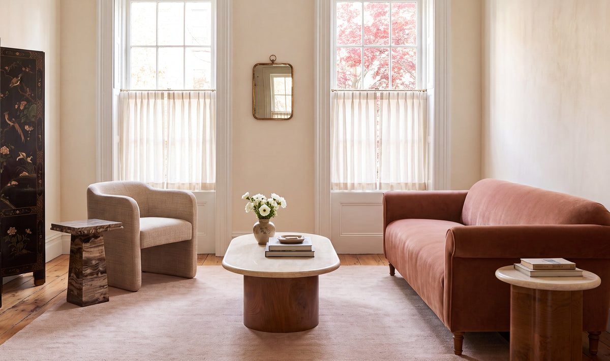 Harmony Sofa Faux Mohair