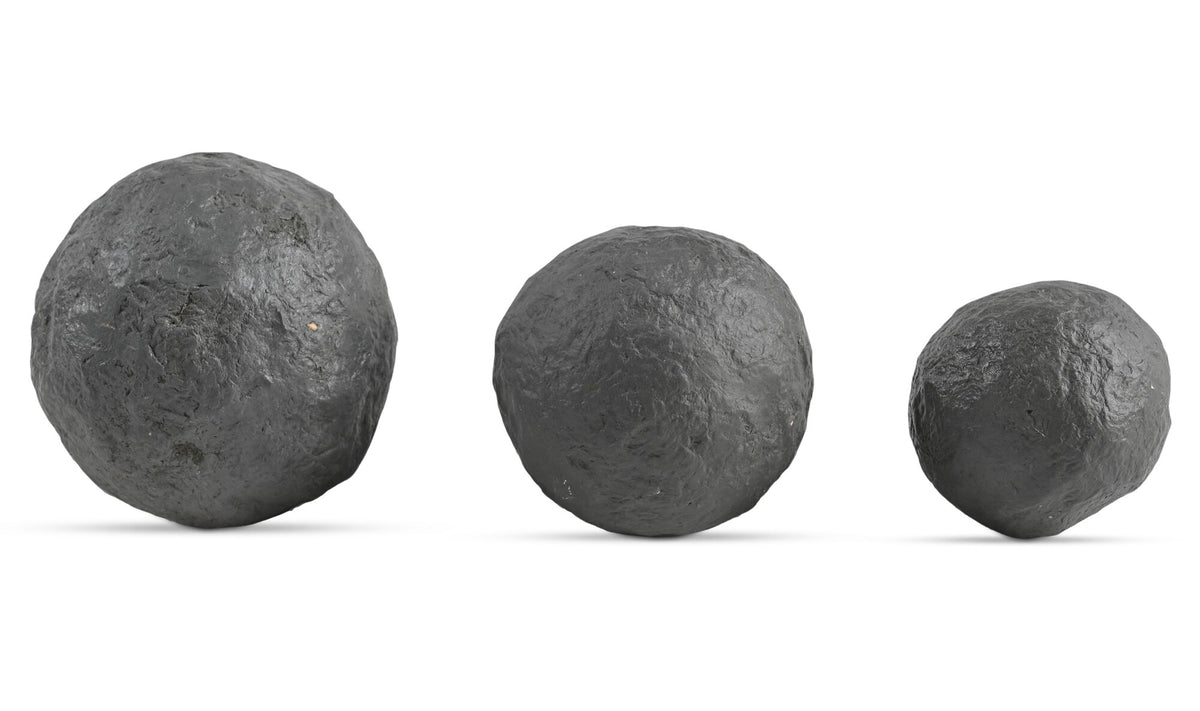 Balance Paper Mache Spheres -Set of 3