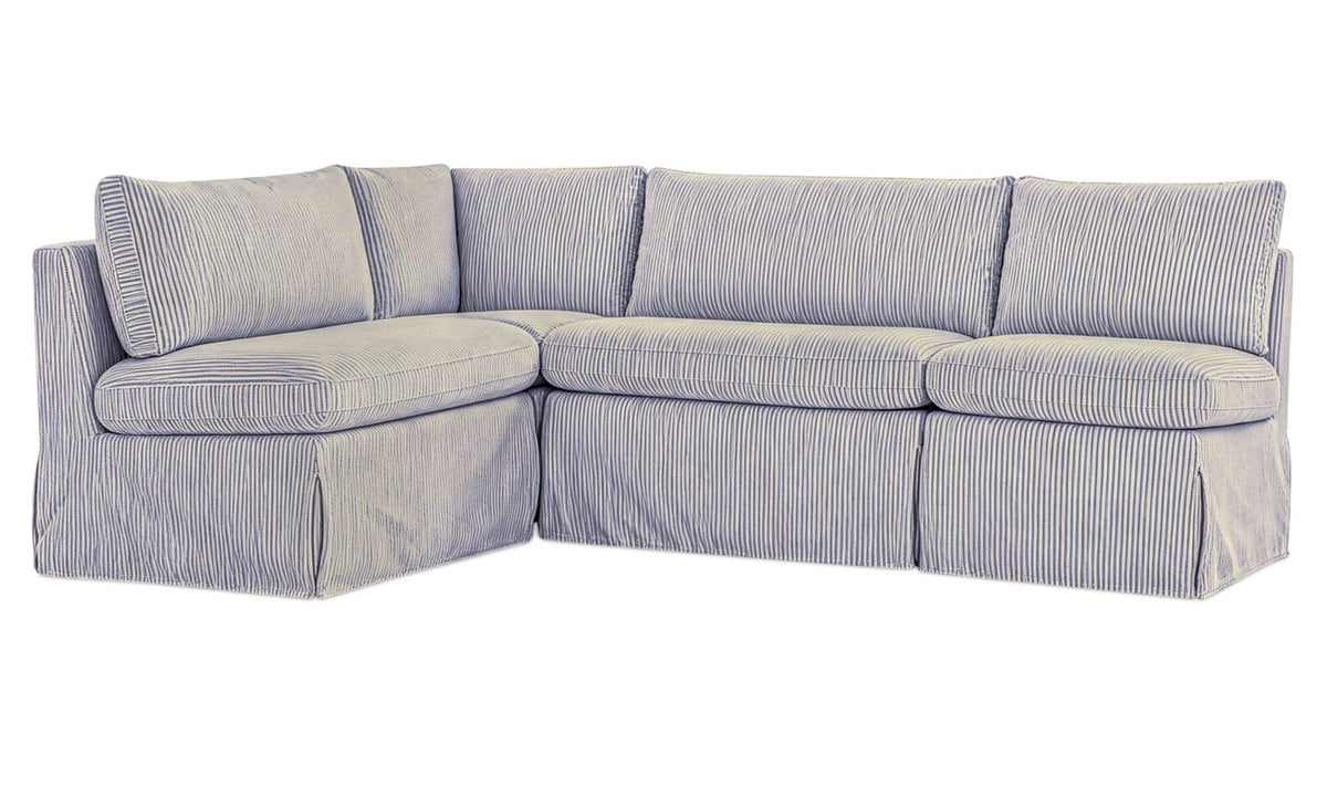 Fable Slipcover Dining Banquette L-Shape 96.0