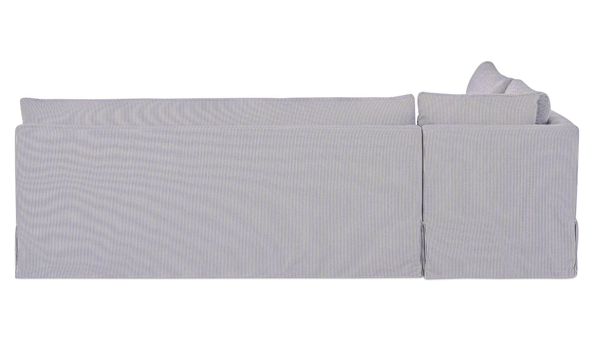 Fable Slipcover Dining Banquette  L-Shape 100.5 in