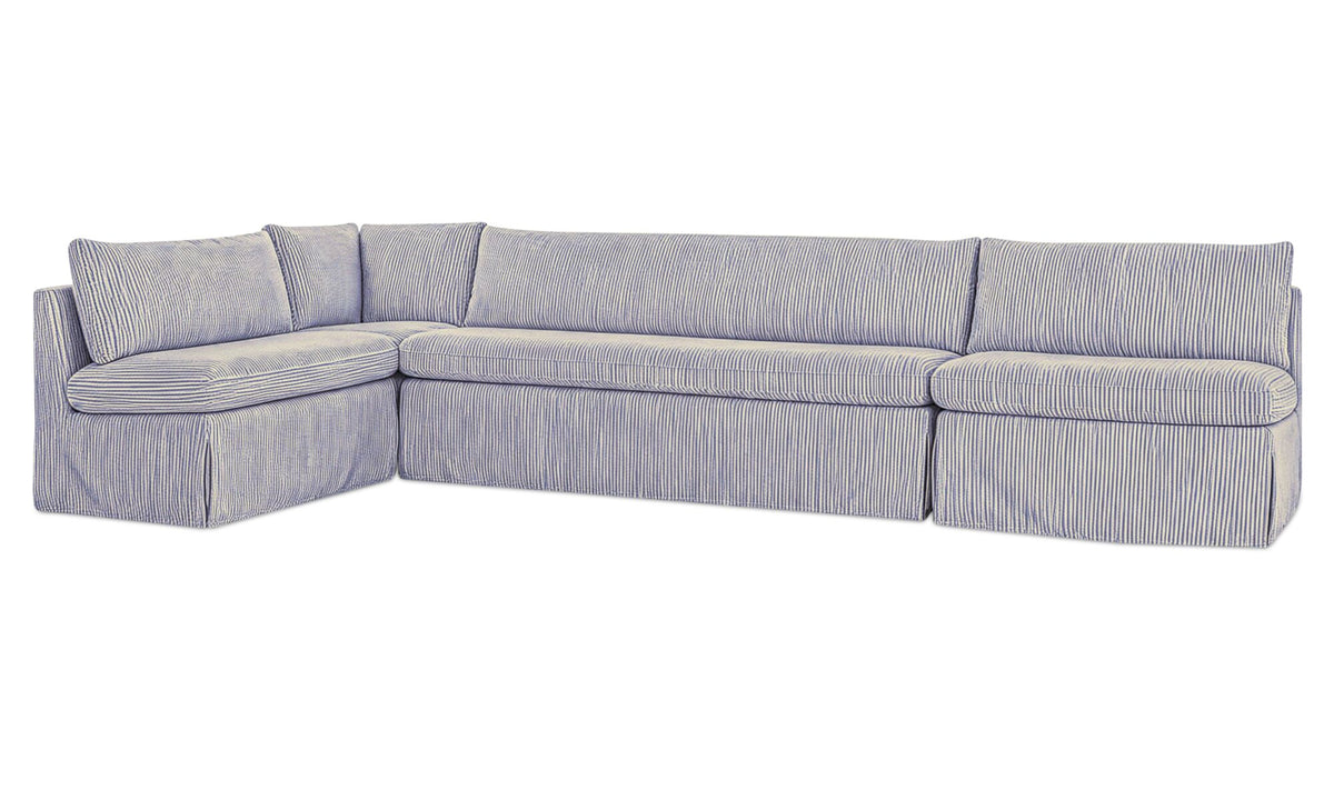 Fable Slipcover Dining Banquette L-Shape 139.5