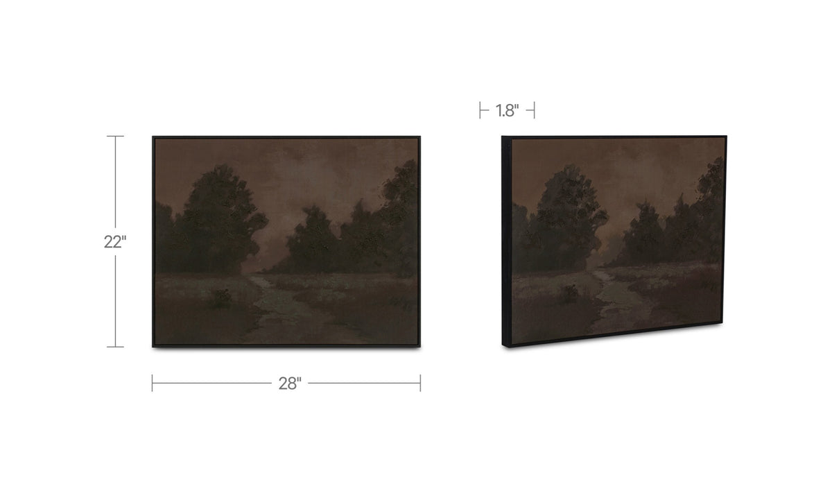 Alder Framed Painting