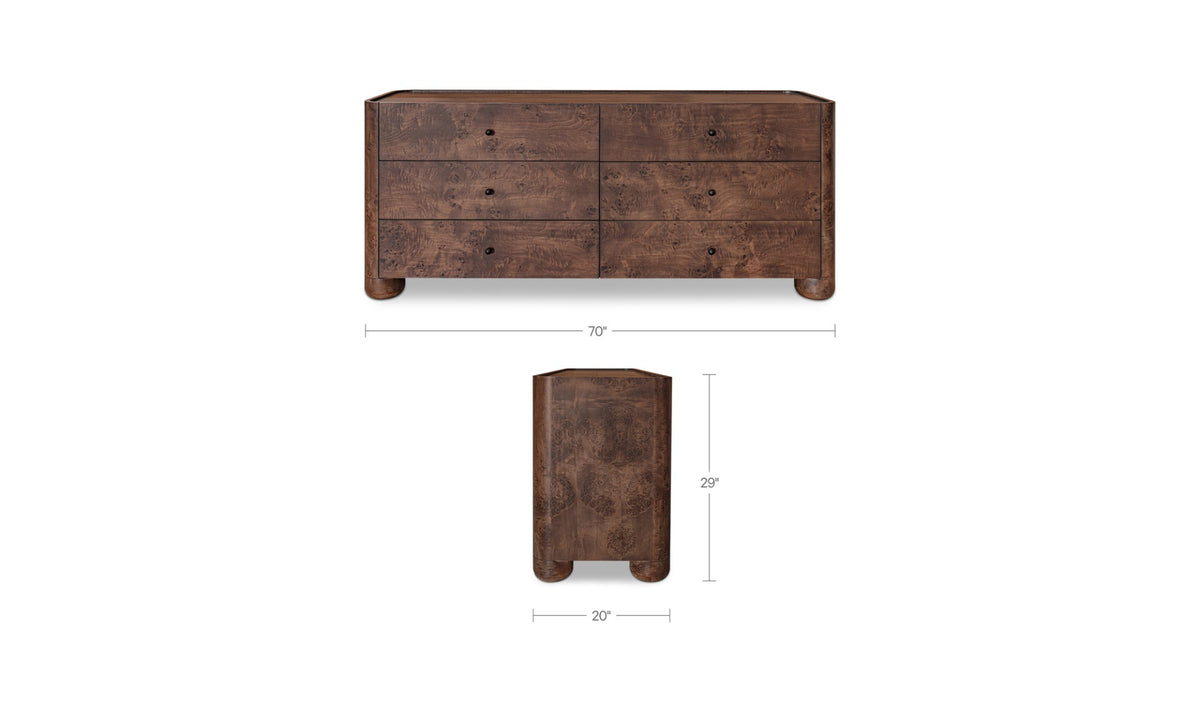 Gibson 6 Drawer Dresser