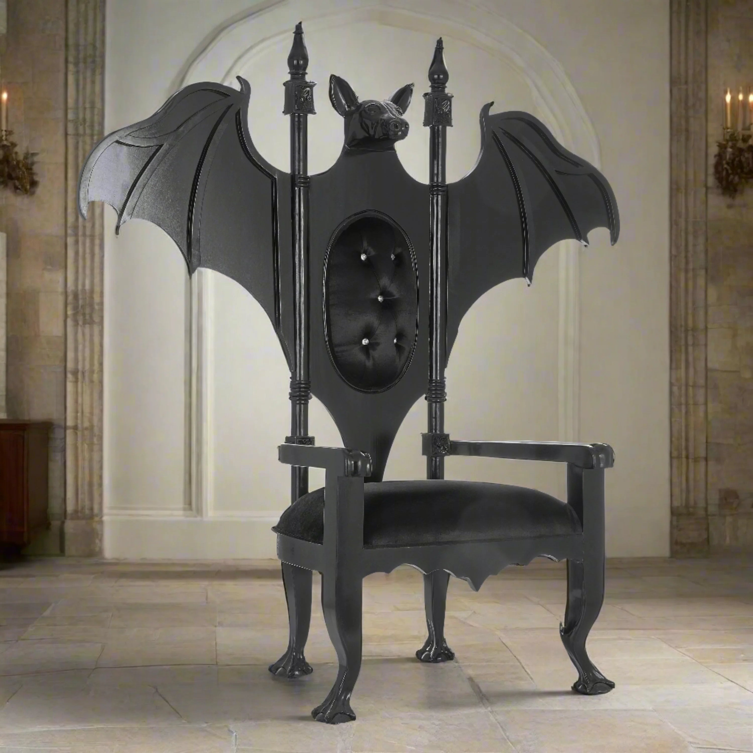 Lucifer Gothic Throne Chair