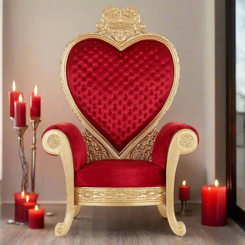 Royal Valentine Party Throne Chair