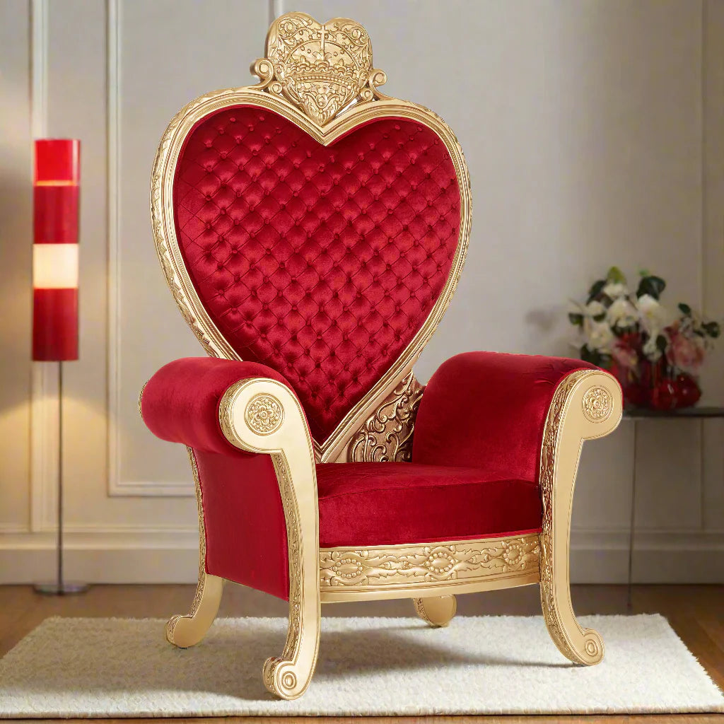 Royal Valentine Party Throne Chair