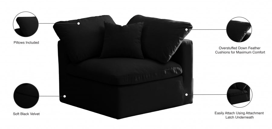 Fauteuil d'appoint rembourré en chenille Vivi 