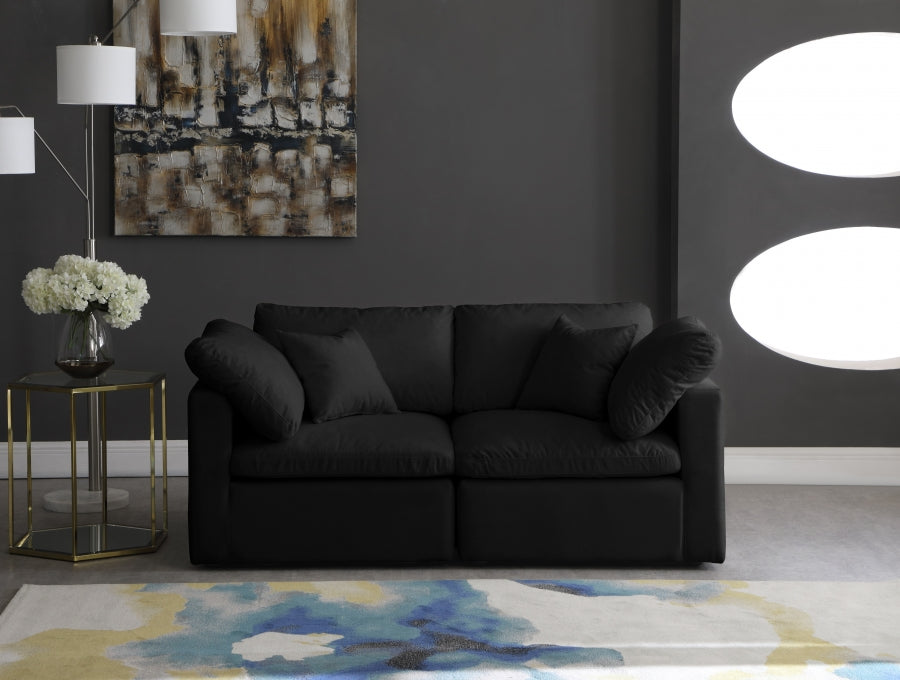 Plush Velvet Standard Comfort Modular Sofa