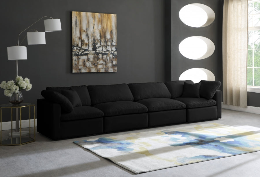 Plush Velvet Standard Comfort Modular Sofa