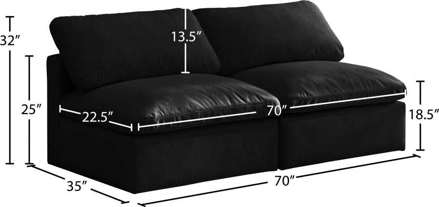 Plush Velvet Standard Comfort Modular Sofa