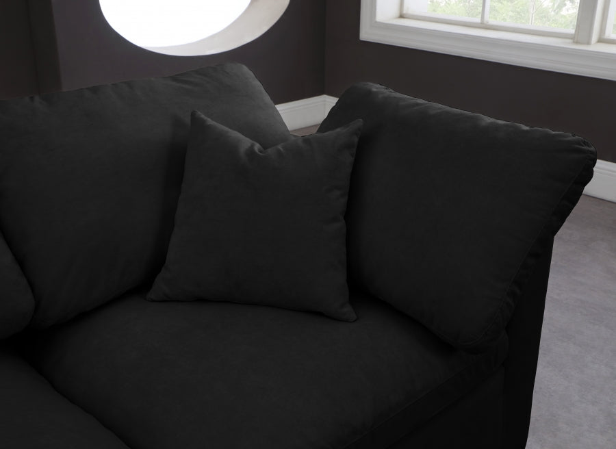 Plush Velvet Standard Comfort Modular Sofa